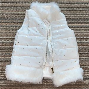 🆕 faux fur puffy vest